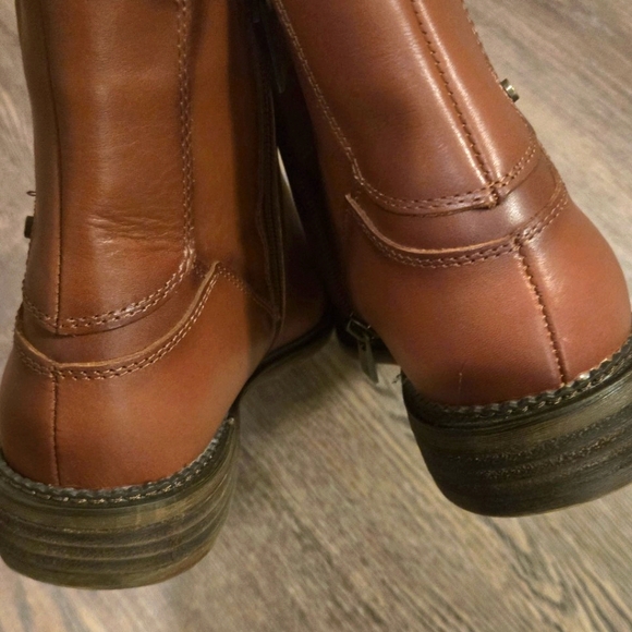 Franco Sarto Brown Leather Boots - Picture 5 of 8